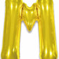 Giant Letter M Foil Balloon