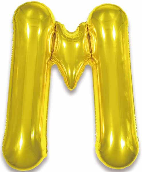 Giant Letter M Foil Balloon