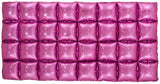 bubble square balloon wall panel bright hot pink