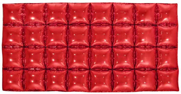 Balloon Wall Square Backdrop Panel Foil Red
