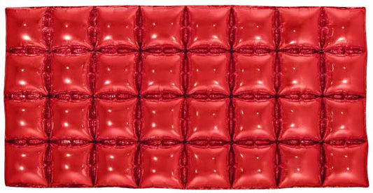 Balloon Wall Square Backdrop Panel Foil Red