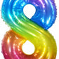 34" Number 8 Supershape Decorative Foil Balloon