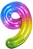 34" Number 9 Supershape Decorative Foil Balloon