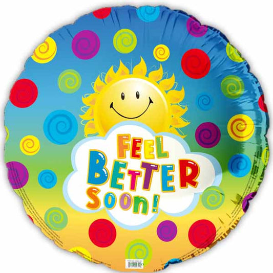 Feel Better Soon Round Foil Balloon