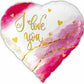 I Love You Heart Shape Helium Balloon