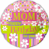 Mom Happy Birthday To You Balloon Daisy Flowers