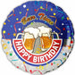 Beer Time Birthday Balloon