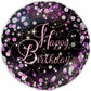 Pink Sparkling Happy Birthday Foil Balloon Party Decor
