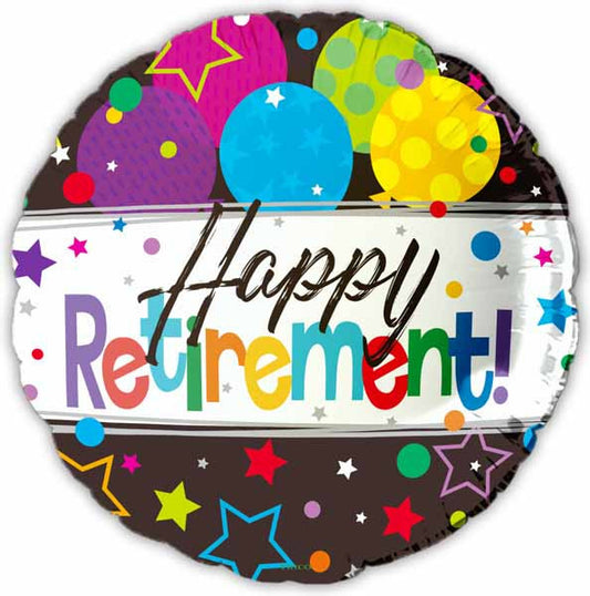 Happy Retirement Balloon Super Fun & Bright