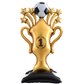 Soccer Trophy Airfill Balloon with Stars 59"
