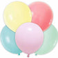 Pastel Assorted 5" Latex Balloons Helium Quality 100 pack