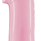 Huge Number 1 Pastel Pink Balloon