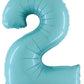 Big Blue Number 2 Foil Balloon