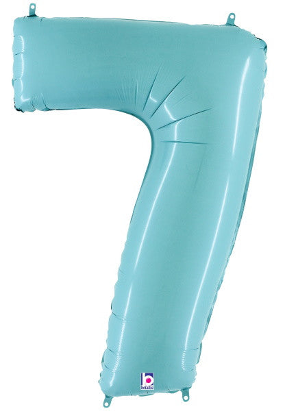 Big Blue Number 7 Foil Balloon