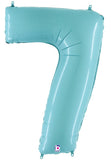 Big Blue Number 7 Foil Balloon