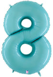 Big Blue Number 8 Foil Balloon