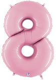 Huge Number 8 Pastel Pink Balloon