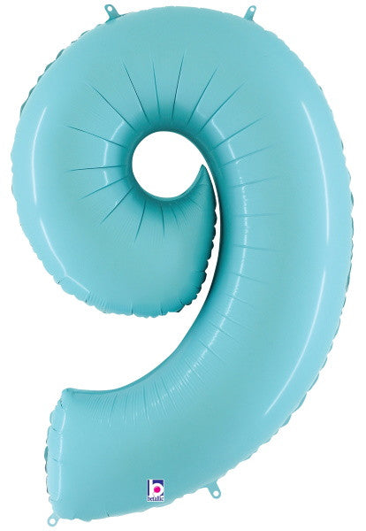 Big Blue Number 9 Foil Balloon