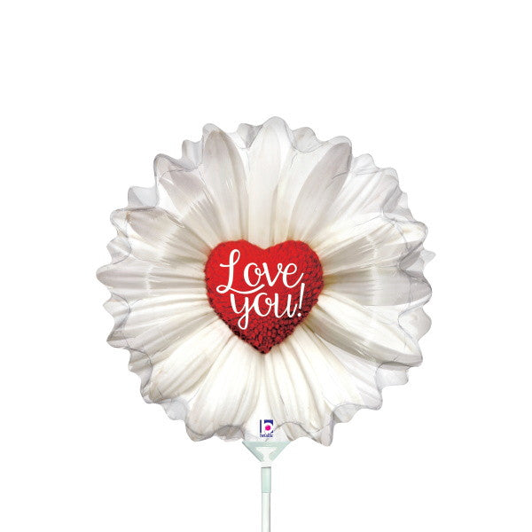 Mini Daisy Air Fill Foil Balloon