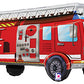 Jumbo Foil Balloon Red Firetruck Fire Truck Shape