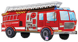 Jumbo Foil Balloon Red Firetruck Fire Truck Shape