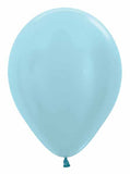 11" Latex Balloon Satin Light Blue