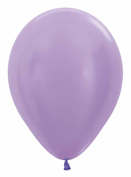 11" Latex Balloon Pearl Lilac