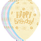 Happy Birthday Pastel Matte Assorted Colors Latex Balloons