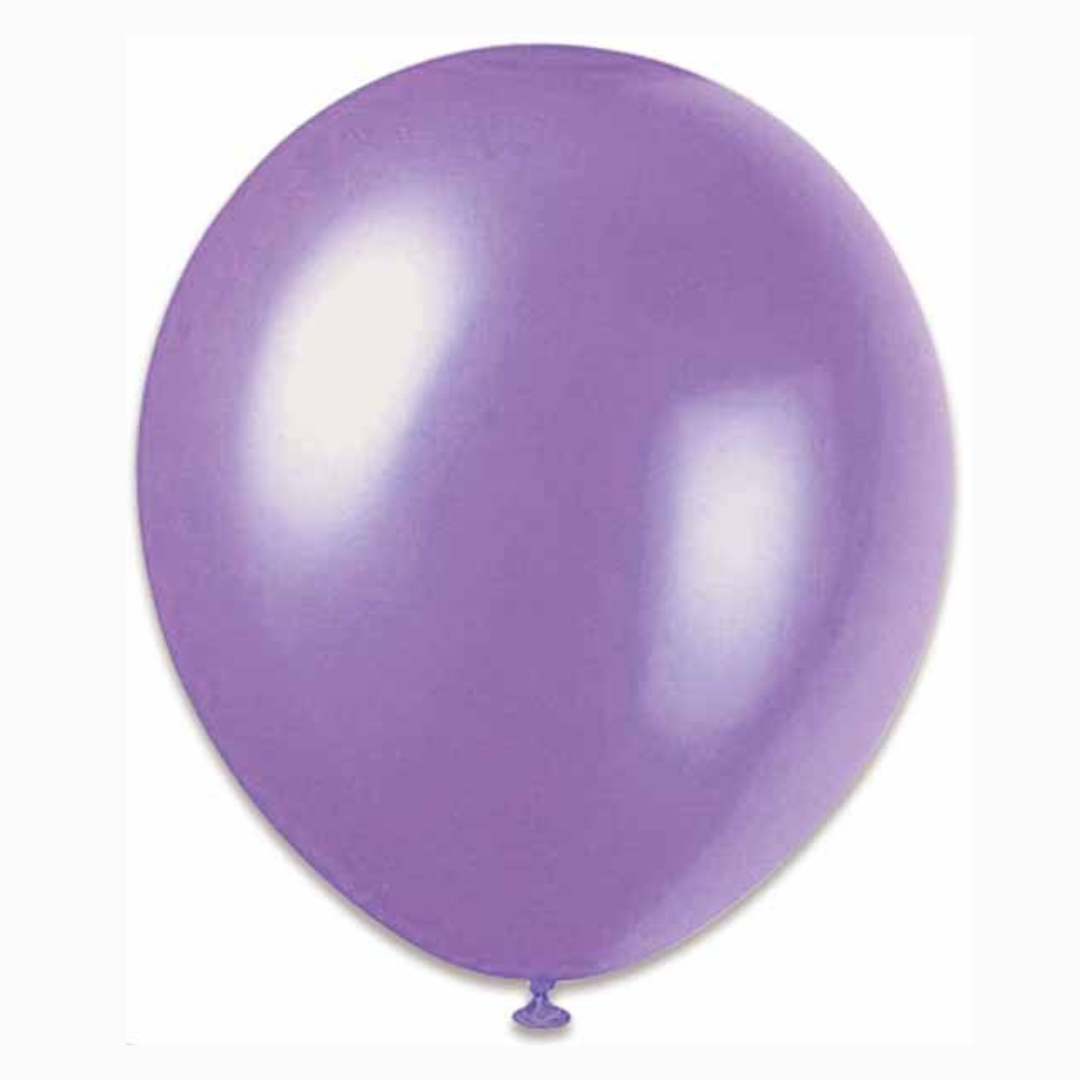 Lavender Latex Balloons 12" - 10 Pack