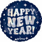 Happy New Year Holographic 18" Foil Balloon
