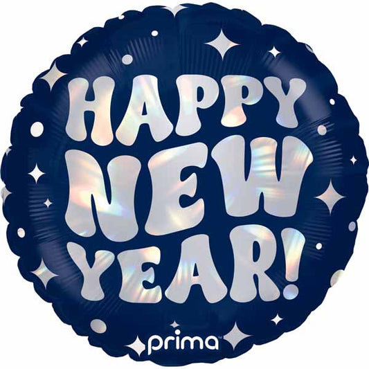 Happy New Year Holographic 18" Foil Balloon