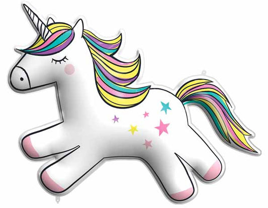 Rainbow Unicorn Supersized Foil Balloon