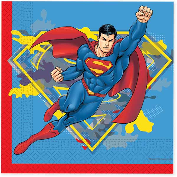 Superman Krypton 2-PLY Luncheon Napkins 20/CT