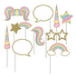sparkle pastel unicorn photobooth props