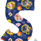 26" Paw Patrol Number 5 Mid Size Shape Foil Balloon