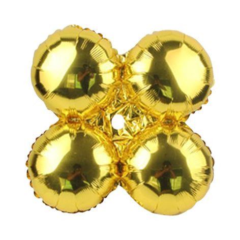 Gold Quad Column Maker Balloon