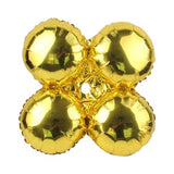 Gold Quad Column Maker Balloon