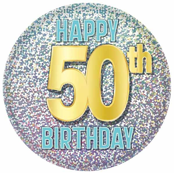 50th birthday pin