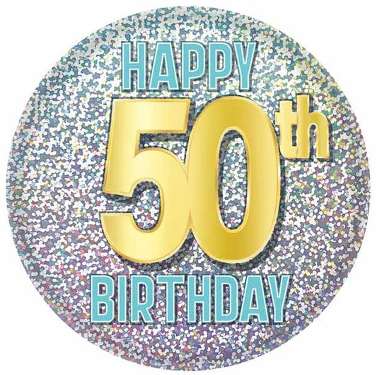 50th birthday pin