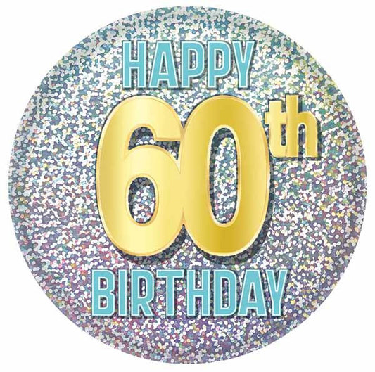 60th birthday pin