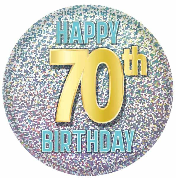 70th birthday pin