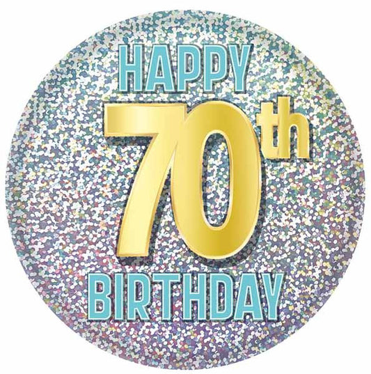 70th birthday pin