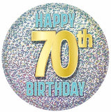 70th birthday pin