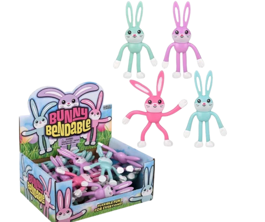 Bendable Easter Bunny, 5 Inches, Assortment, 1 Count