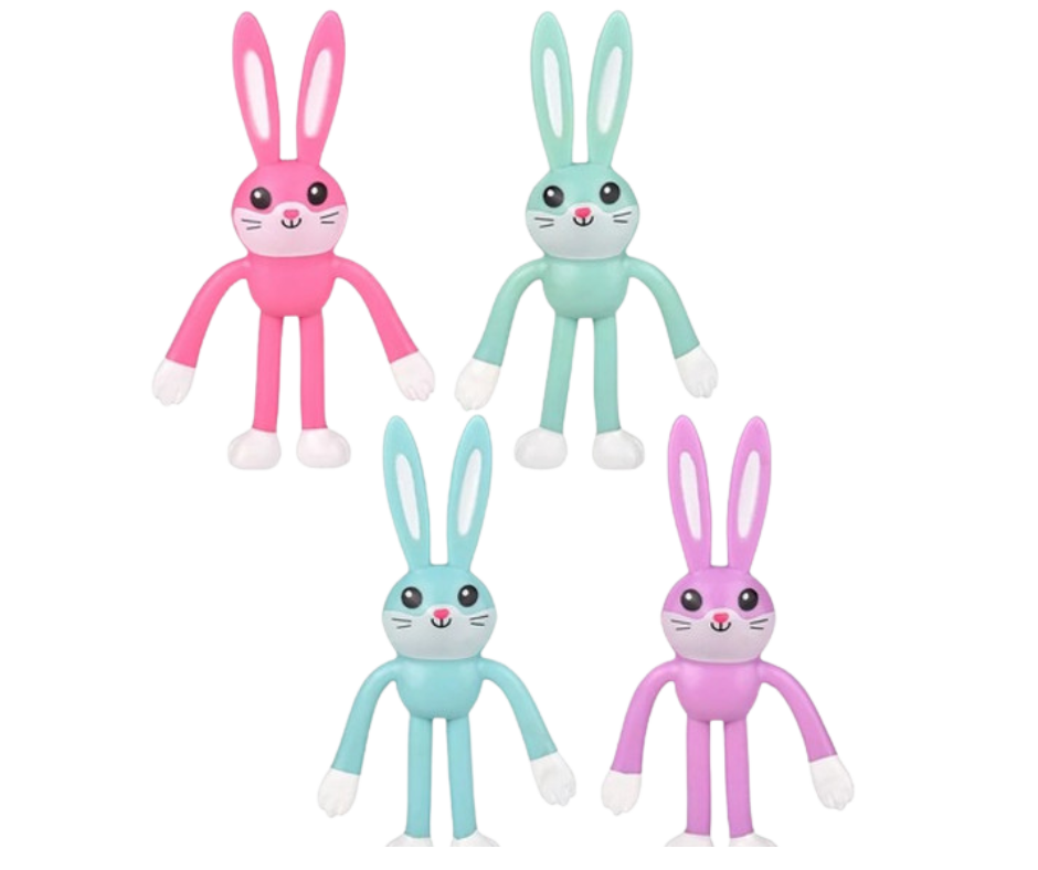 Bendable Easter Bunny, 5 Inches, Assortment, 1 Count