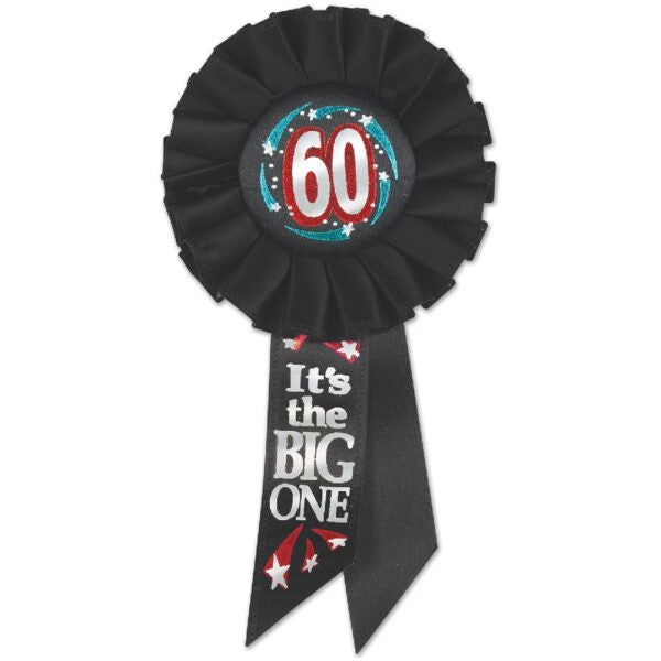 60th Birthday Badge Pin