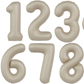32" Number Slimmer Design Matte Creamy Latte Brand Flexmetal