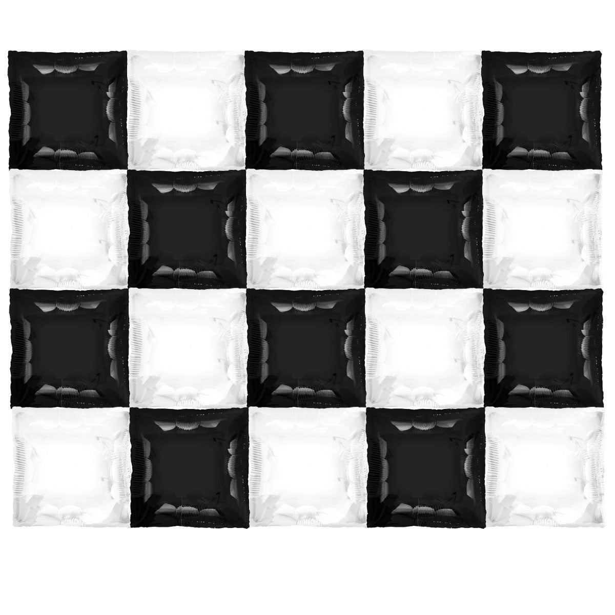 TUFTEX 24" SQUARED FOIL Black & White