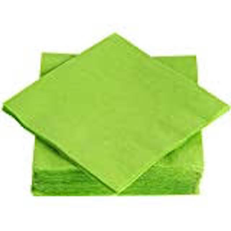 Kiwi Green Party Beverage Napkins 50 Pack