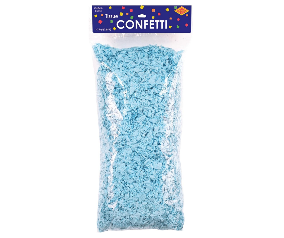 Beistle Tissue Confetti Light Blue